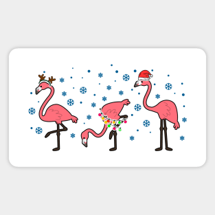 Funny Christmas Men Kids Women Flamingo Ugly Christmas Magnet